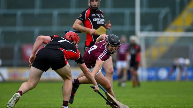 Ciaran Lyng, St Martin's, and Kevin Sheridan, Oulart-the Ballagh in action at Chadwicks Wexford Park.