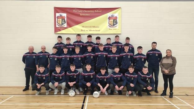 The Our Lady's Secondary School, Belmullet team that will contest the Br. Edmund Ignatius Rice Cup Final on Saturday. 