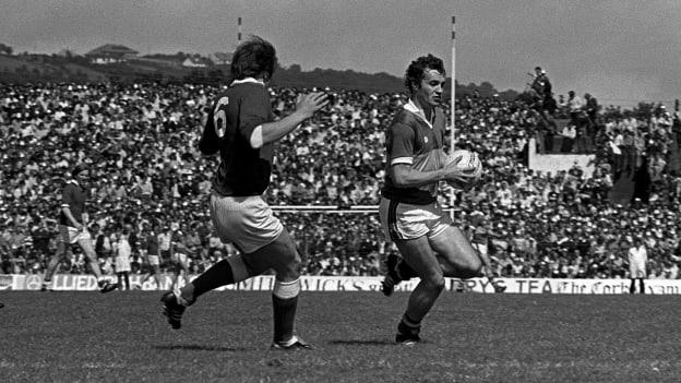 Kerry's Mikey Sheehy in action during the 1981 Munster SFC Final against Cork.