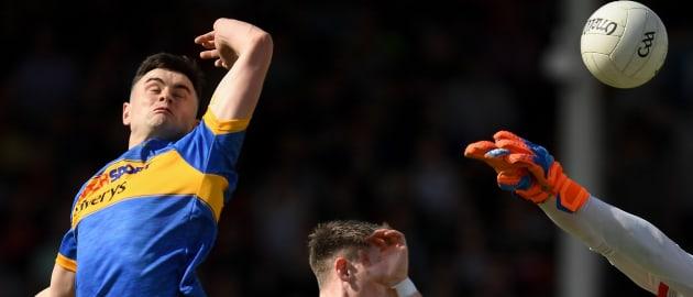 Michael Quinlivan palmed a first half goal for Tipperary against Mayo at Semple Stadium.