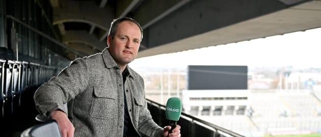 Football analyst Michael Murphy in attendance at the 2024 GAAGO match schedule launch at Croke Park in Dublin. Fans can avail of 38 exclusive matches in Ireland for €69 up until December 31st". Photo by Sam Barnes/Sportsfile. 