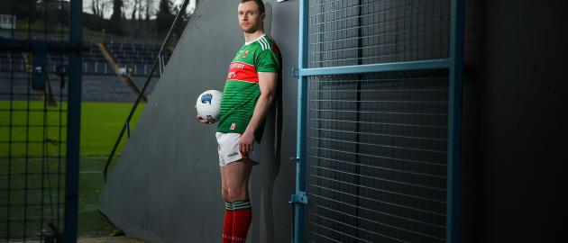 Keith Higgins of Mayo during a Media Event in advance of the Allianz Football League Division 1 Round 4 match between Monaghan and Mayo on Sunday at St. Tiernach's Park in Clones, Co Monaghan.