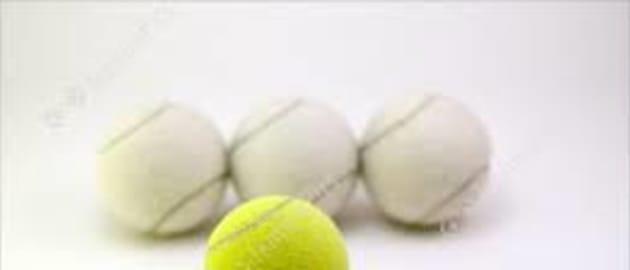 Tennis changed from white to yellow balls because they were easier to see for players and spectators. 