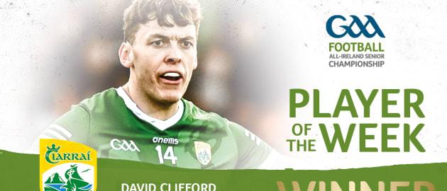 GAA.ie Footballer of the Week David Clifford.