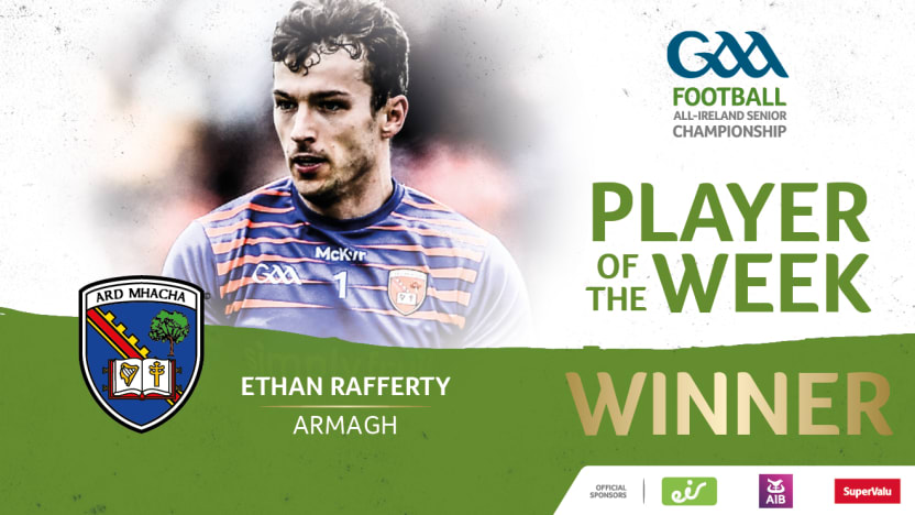 Ethan Rafferty voted GAA.ie Footballer of the Week