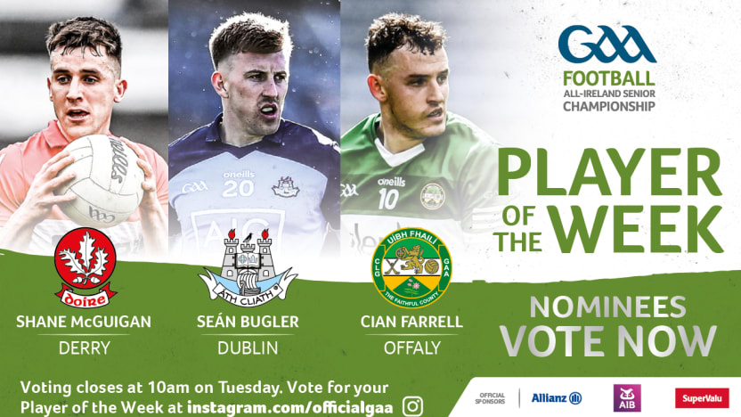 GAA.ie Footballer of the Week nominees