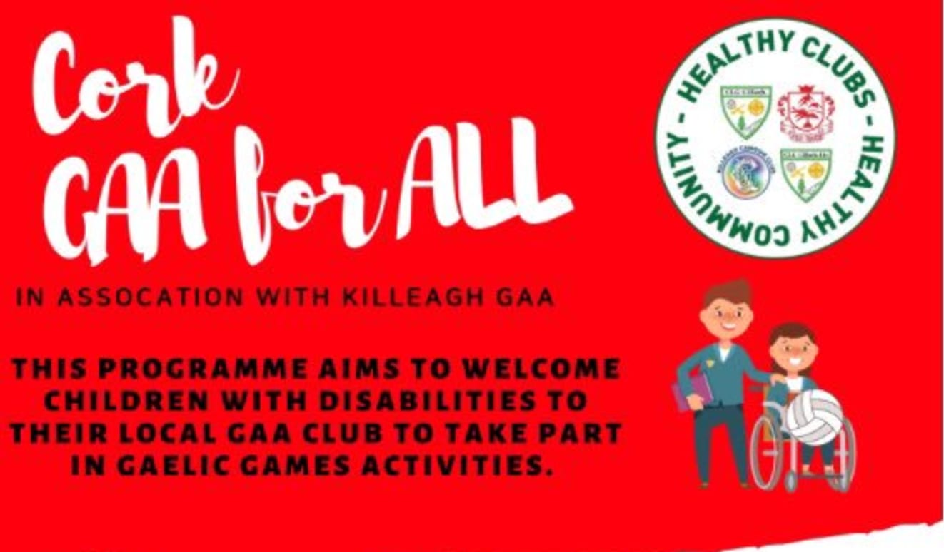 Cork GAA for All initiative providing a valuable service