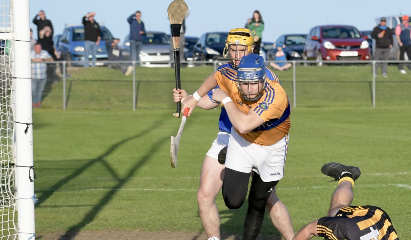 Goalmouth action between Portaferry and Ballycran