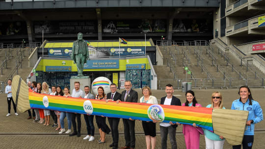 Walk with the Gaelic Games Associations in the Dublin Pride Parade