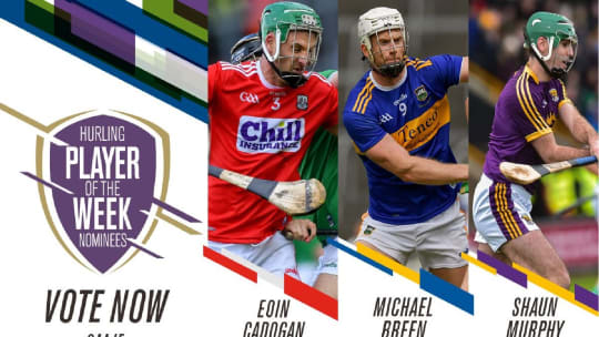 GAA.ie Hurler of the Week nominations