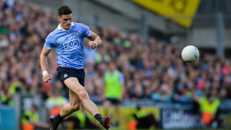 Diarmuid Connolly pictured in action for Dublin in the 2017 All-Ireland SFC Final against Mayo.