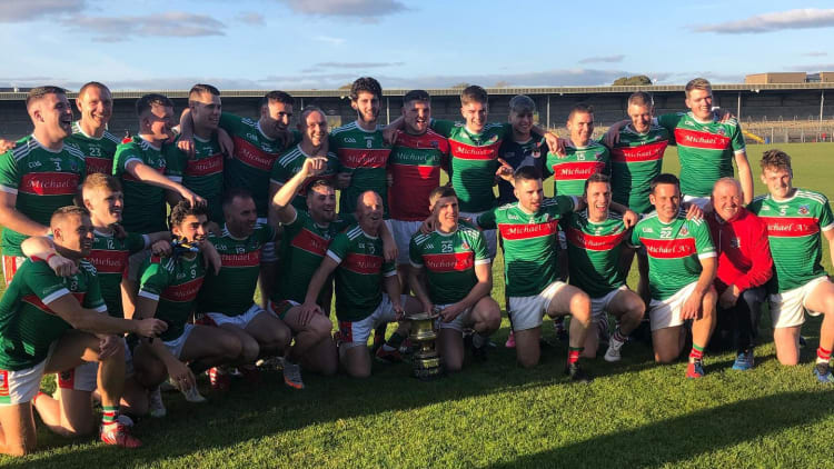 The Kilmurry-Ibrickane team that won the 2020 Clare Senior Football Championship.