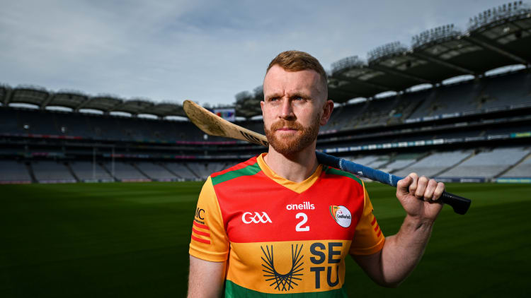 Paul Doyle of Carlow during the Joe McDonagh Cup Final media event at Croke Park in Dublin. Photo by David Fitzgerald/Sportsfile
