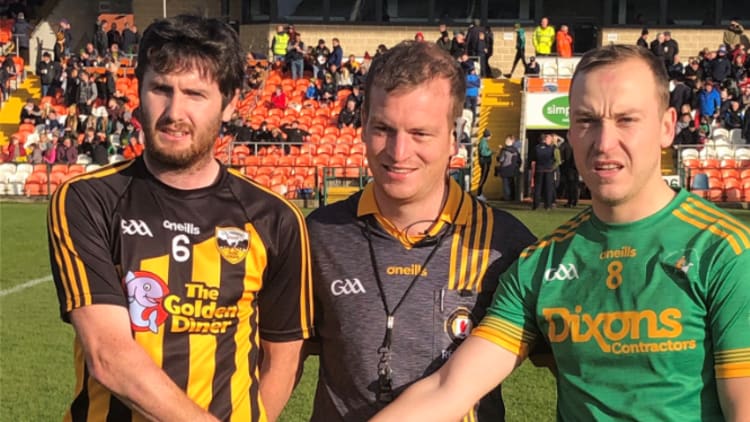 Dunloy defeated Ballycran at the Athletic Grounds.