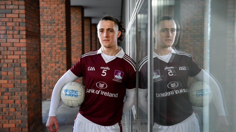 Kieran Molloy of NUIG poses for a portrait during the Electric Ireland Higher Education GAA Championships Launch and Draw at DCU, Dublin.