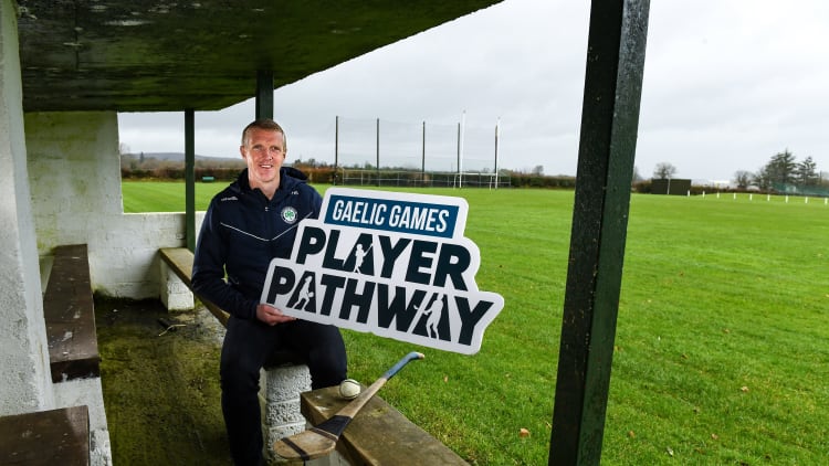 Henry Shefflin from Ballyhale Shamrocks GAA club at the launch of the new Gaelic Games Player Pathway which is a new united approach to coaching and player development by the GAA, LGFA and Camogie Association that puts the club at the core.