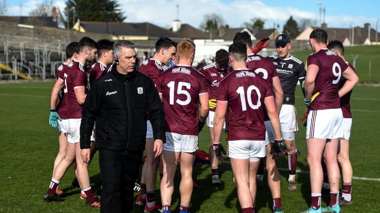 Galway manager Padraic Joyce pictured ahead of the recent Allianz Football League win over Meath.