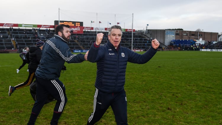 Galway manager Padraic Joyce following Sunday's Allianz Football League Division One win over Monaghan at Pearse Stadium.