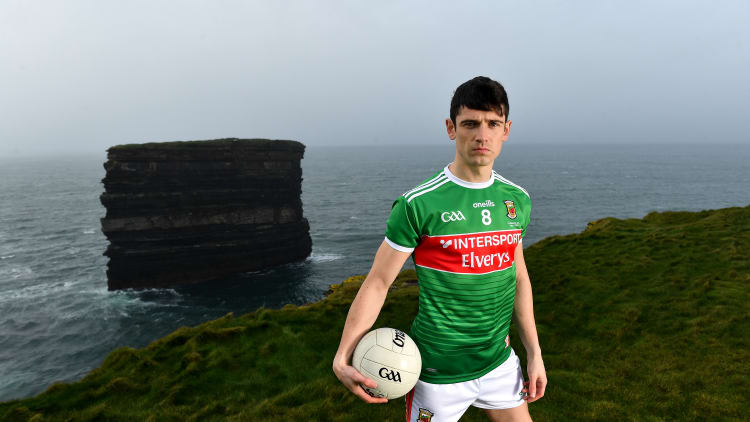 Mayo footballer Conor Loftus pictured at the launch of the All Ireland SFC series last week.
