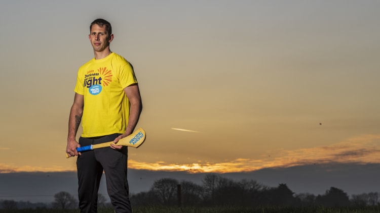 Pictured is former Waterford hurler, Maurice Shanahan, who has teamed up with Electric Ireland to invite the public to join them for a special ‘One Sunrise Together’ for Darkness Into Light on Saturday, May 8th, in order to raise vital funds for Pieta’s lifesaving services. You can sign up now at www.darknessintolight.ie