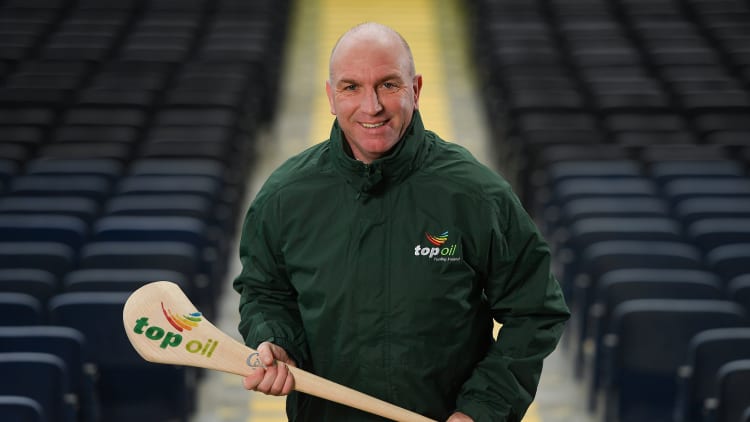 Kilkenny selector DJ Carey pictured at the Top Oil Leinster GAA Post Primary Schools Hurling launch.