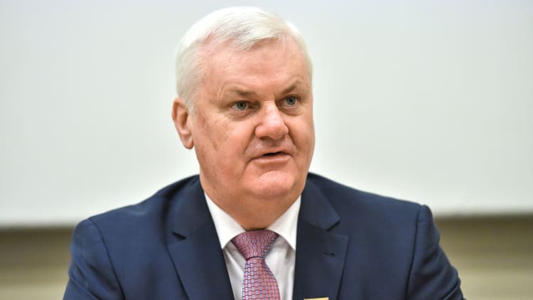 Uachtarán Chumann Lúthchleas Gael Aogán Ó Fearghail.