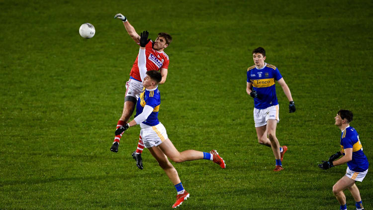 Ballina clubman Steven O'Brien in Allianz Football League action for Tipperary against Cork at Semple Stadium last month.