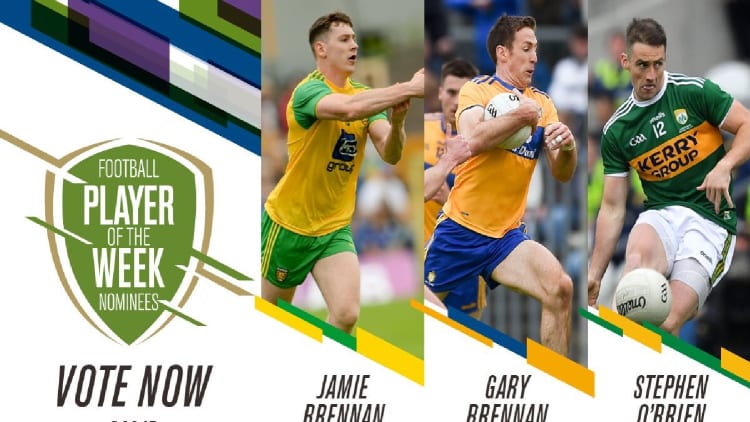 GAA.ie Footballer of the Week nominations.