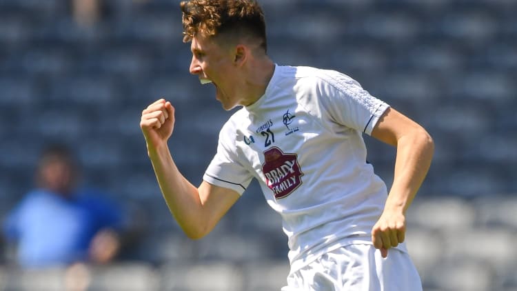 Eoghan Lawless celebrates at Croke Park.