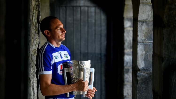 Laois' Joe Phelan pictured at the national launch of the All Ireland Senior Hurling Championship.