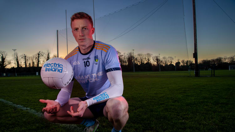 UCD and Westmeath footballer, Ray Connellan, pictured at the launch of the 2022 Electric Ireland Fitzgibbon, Sigerson and Higher Education GAA Championships.