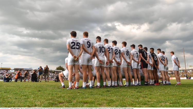 The Kildare team ahead of the All Ireland SFC Round Four Qualifier against Fermanagh.