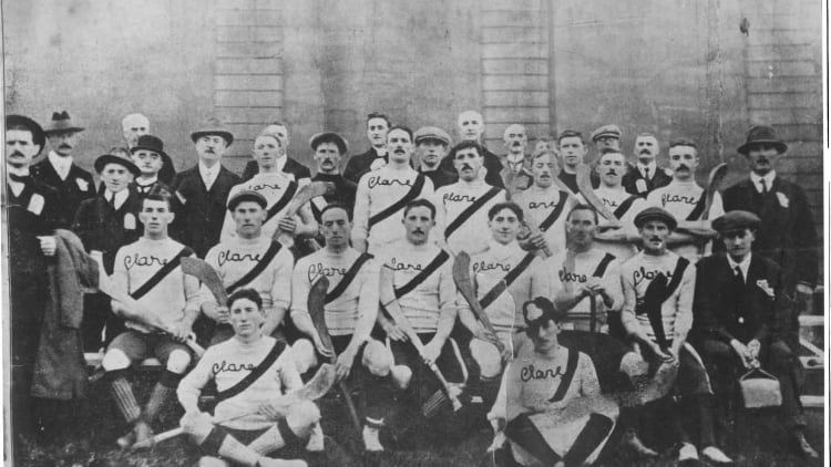 The Clare team that won the 1914 All-Ireland SHC Final.