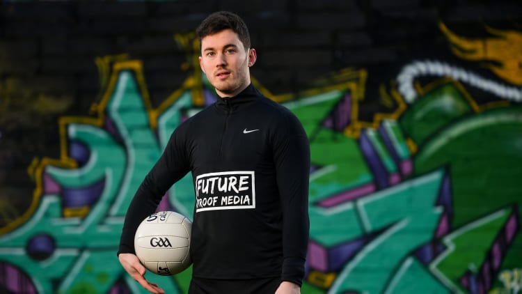 Corofin and Galway footballer Ian Burke at the launch of Future Proof Media.