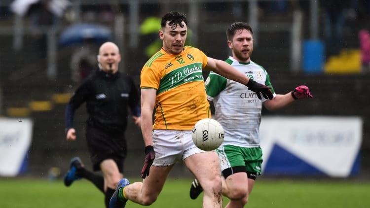 Leitrim's Dean McGovern in action against London.