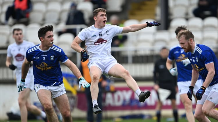 Jimmy Hyland scored nine points for Kildare against Cavan.