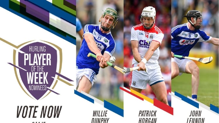 GAA.ie Hurler of the Week nominations.