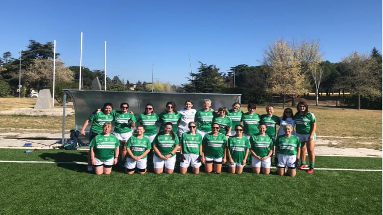 The Ballyboughal Gaelic For Mothers and Others team recently played a game against Madrid Harps in Spain.