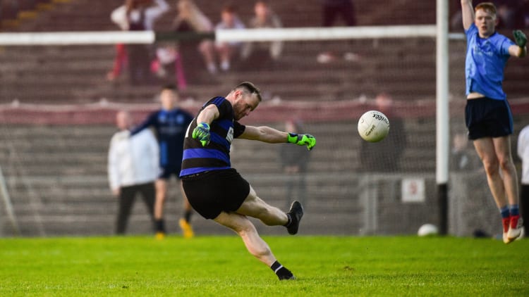 Beaffy goalkeeper Robert Hennelly kicked the winning point against Westport at Elverys MacHale Park on Saturday evening.