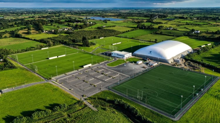 Connacht CofE Wide Aerial View with Landscape