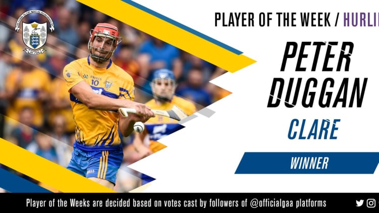 GAA.ie Hurler of the Week Peter Duggan.