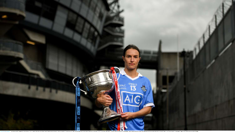 Dublin captain Sinead Aherne pictured ahead of the All Ireland Ladies Football Final.
