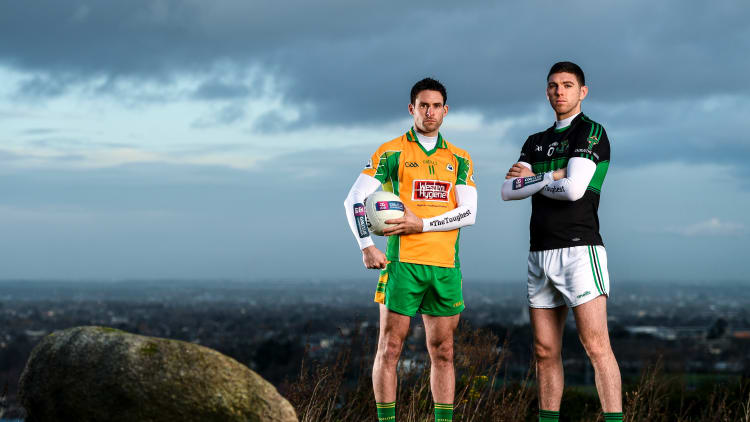 Michael Farragher, Corofin, and Luke Connolly, Nemo Rangers, pictured ahead of the AIB All Ireland Club SFC Semi-Finals.