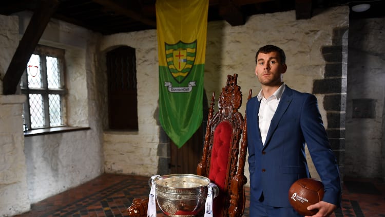 Former Donegal football Eamon McGee pictured at the launch of the Bord Gáis Energy Legends Tours.