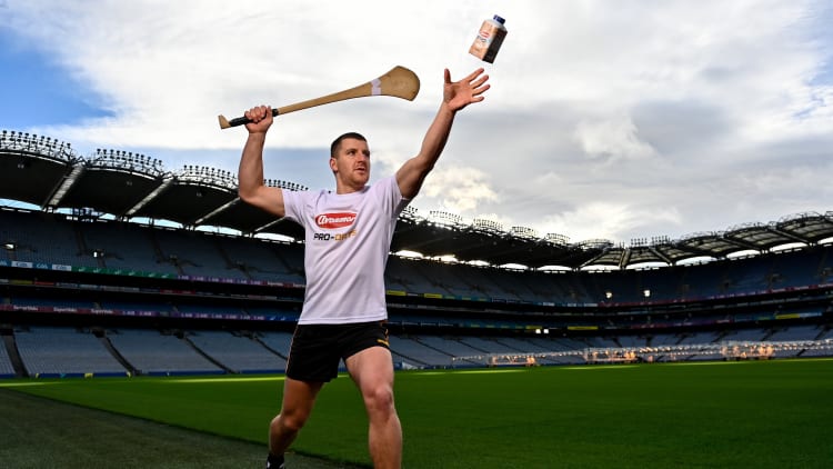 Avonmore Protein Milk are teaming up with Dublin footballer Brian Fenton and Kilkenny hurler Eoin Murphy, to launch the new Avonmore Pro-Oats product. Fenton and Murphy who have nine All-Ireland Championship medals between them were representing the Gaelic Players Association, of whom along with the GAA, Avonmore Protein Milk are a long-standing supporter. In attendance at the launch is Kilkenny hurler Eoin Murphy at Croke Park in Dublin.