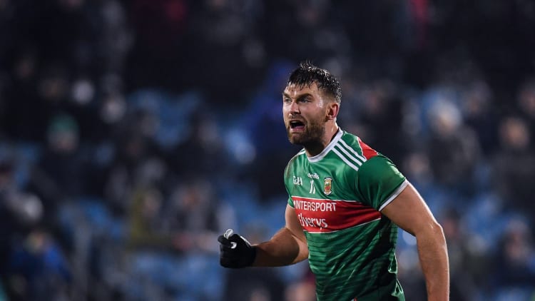 Aidan O'Shea impressed for Mayo against Cavan at Elverys MacHale Park on Saturday evening.