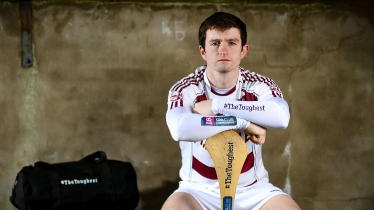 Slaughtneil hurler Cormac O’Doherty pictured ahead of his side’s AIB GAA Hurling All-Ireland Senior Club Championship semi-final against Ballygunner of Waterford. This year’s AIB Club Championships celebrate #TheToughest players in Gaelic Games - those who keep going and persevere no matter what, and this Sunday’s showdowns are set to be no exception.