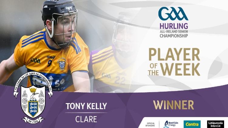 GAA.ie Hurler of the Week Tony Kelly.