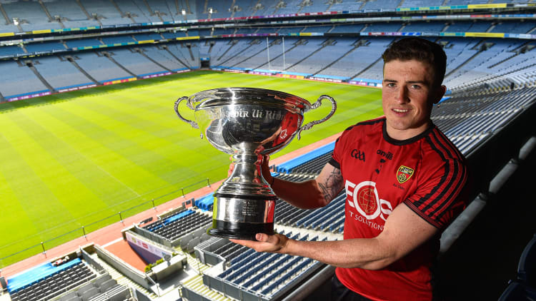Down hurler, Caolan Taggart, pictured at Croke Park ahead of Saturday's Christy Ring Cup Final against Meath.