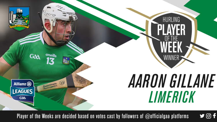 GAA.ie Hurler of the Week Aaron Gillane.